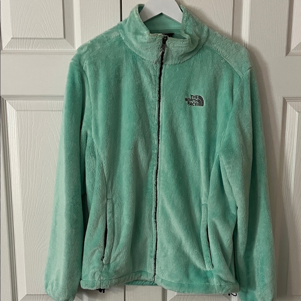 The North Face Women's Light Green Teddy Jacket